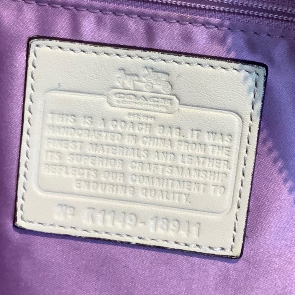 COACH Madison Lindsey python satchel - Picture 12 of 16